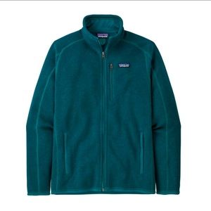 Patagonia Men’s Better Sweater Full Zippered Jacket XL Teal Dark Borealis Green